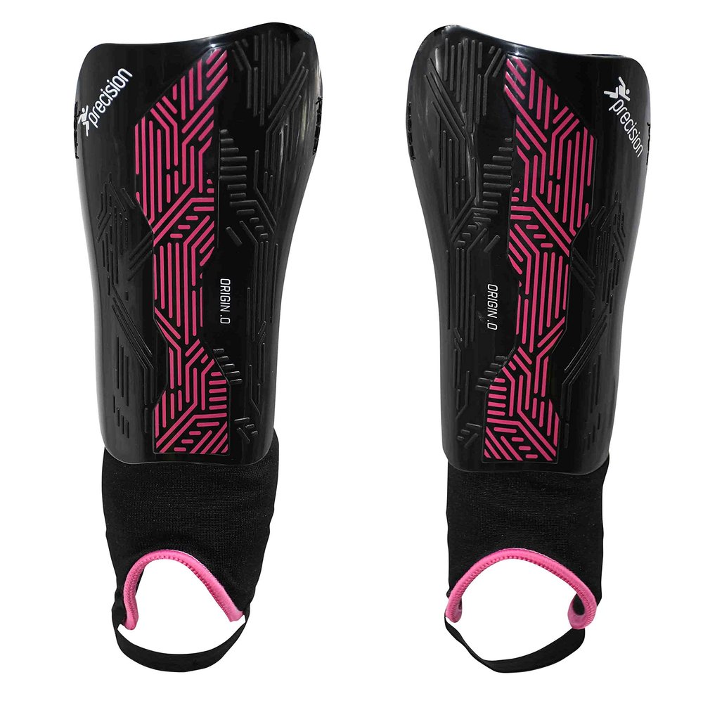 Precision Origin.0 Shin & Ankle Guards, Black/Pink