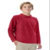 Classroom Uniforms Long Sleeve Pique Polo T-Shirt for Men and Women CR835X, XL, Red view 4