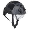 2022 Jungle Camouflage Fast Protective Helmet, PJ Type Tactical Multi-Function Fast Helmet with Sunshade Goggles Version view 3