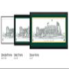 Lambeau Field, Home of the Green Bay Packers - 40.25x13.75-inch Standard Framed Print by Blakeway Panoramas view 2