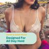 PASTEASE X Pasties - Rose Gold X Nipple Covers for Festivals, Raves, & Lingerie | Halloween Accessory | Latex Free & Made in USA (Sheeny Rosegold X) view 4