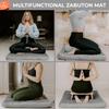 Florensi Yoga & Meditation Bundle | Grey Zabuton Meditation Mat & Yoga Wheel 3 Pack view 3