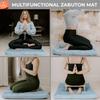 Florensi Yoga & Meditation Bundle | Pale Blue Zabuton Meditation Mat & Yoga Wheel 3 Pack view 3