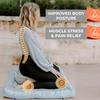 Florensi Yoga & Meditation Bundle | Pale Blue Zabuton Meditation Mat & Yoga Wheel 3 Pack view 4