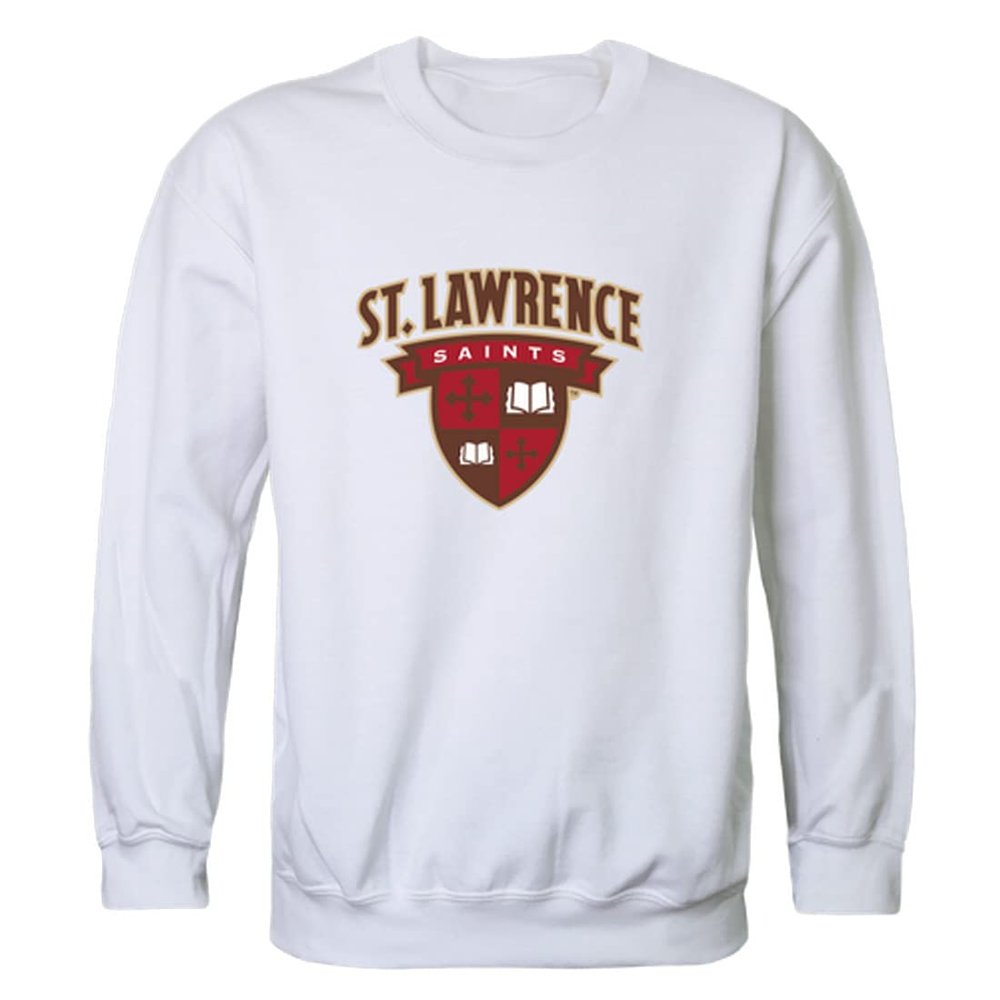 St. Lawrence University Saints College Pullover Sweatshirt - White, XX-Large