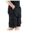 QWENTMTNTY Mens Cargo Shorts Size 36 Relaxed Fit Fashion Outdoor Summer Multi Pocket Zipper Fly Plus Size Solid Short Pants view 1