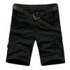 QWENTMTNTY Mens Cargo Shorts Size 36 Relaxed Fit Fashion Outdoor Summer Multi Pocket Zipper Fly Plus Size Solid Short Pants view 3