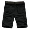 QWENTMTNTY Mens Cargo Shorts Size 36 Relaxed Fit Fashion Outdoor Summer Multi Pocket Zipper Fly Plus Size Solid Short Pants view 4