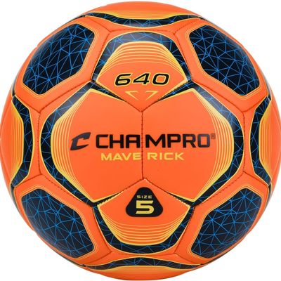 Champro Maverick Soccer Ball, Size 3, Optic Orange