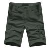 QWENTMTNTY Mens Cargo Shorts Size 36 Relaxed Fit Fashion Outdoor Summer Multi Pocket Zipper Fly Plus Size Solid Short Pants view 2