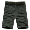 QWENTMTNTY Mens Cargo Shorts Size 36 Relaxed Fit Fashion Outdoor Summer Multi Pocket Zipper Fly Plus Size Solid Short Pants view 4