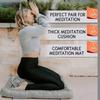 Florensi Yoga & Meditation Bundle | Grey Zabuton Meditation Mat, Grey Meditation Cushion & Yoga Wheel 3 Pack view 2