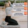 Florensi Yoga & Meditation Bundle | Grey Zabuton Meditation Mat, Grey Meditation Cushion & Yoga Wheel 3 Pack view 3