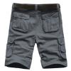 QWENTMTNTY Mens Cargo Shorts Size 36 Relaxed Fit Fashion Outdoor Summer Multi Pocket Zipper Fly Plus Size Solid Short Pants view 4