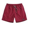 QWENTMTNTY Beach Shorts for Men Summer Quick Dry 5 Inch Casual Elastic Waistband Shorts Big and Tall Outdoor Sports Shorts Wine view 1
