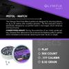 Olympia Shot Pistol Match Air Gun Pellets | .177 Caliber (4.5 mm), 8.02 gr | Flat Wadcutter Head for Competition Target Shooting | 500 Count view 2