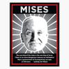 Ludwig Von Mises With Quote Bumper Sticker Vinyl Decal 5" view 1