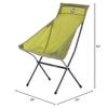 Big Agnes Big Six Camp Chair - High & Wide Camping Chair with Aircraft Aluminum Frame, Black (2024) view 2