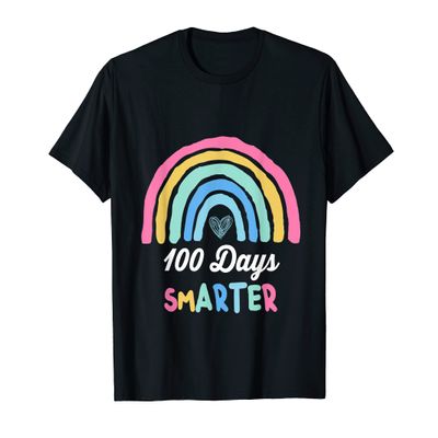 100 Days Smarter Shirt 100 Days Of School Funny 100th Day T-Shirt