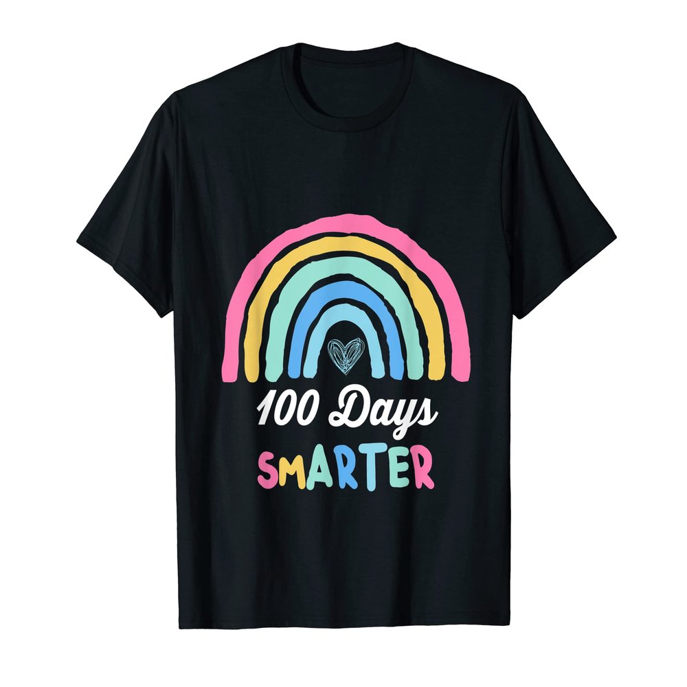 100 Days Smarter Shirt 100 Days Of School Funny 100th Day T-Shirt