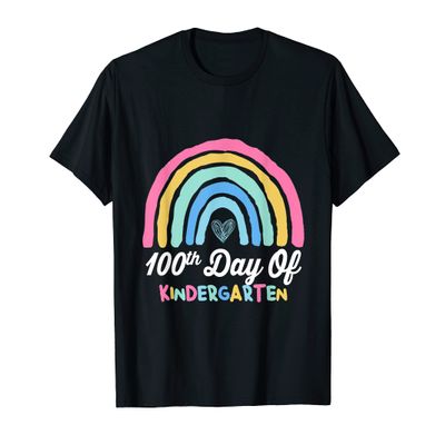 100 Days Of School Shirt Funny 100th Day of Kindergarten T-Shirt