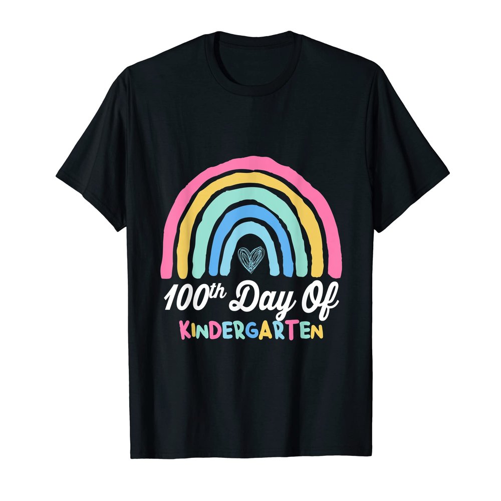 100 Days Of School Shirt Funny 100th Day of Kindergarten T-Shirt