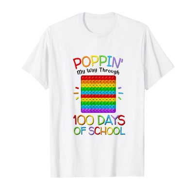 100 Days Of School Shirt 100 Days Smarter Funny 100th Day T-Shirt