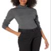 Amazon Essentials Women's Classic-Fit Lightweight Long-Sleeve Turtleneck Sweater (Available in Plus Size), Charcoal Heather, 4X view 1
