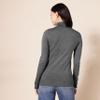 Amazon Essentials Women's Classic-Fit Lightweight Long-Sleeve Turtleneck Sweater (Available in Plus Size), Charcoal Heather, 4X view 3