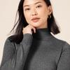 Amazon Essentials Women's Classic-Fit Lightweight Long-Sleeve Turtleneck Sweater (Available in Plus Size), Charcoal Heather, 4X view 4