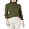 Amazon Essentials Women's Classic-Fit Lightweight Long-Sleeve Turtleneck Sweater (Available in Plus Size), Olive, 4X view 1