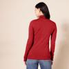 Amazon Essentials Women's Classic-Fit Lightweight Long-Sleeve Turtleneck Sweater (Available in Plus Size), Dark Red, 1X view 3
