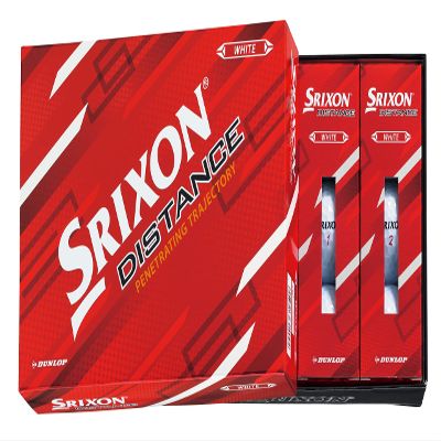 Dunlop SRIXON DISTANCE9 2022 Golf Balls, 1 Dozen (Pack of 12), White