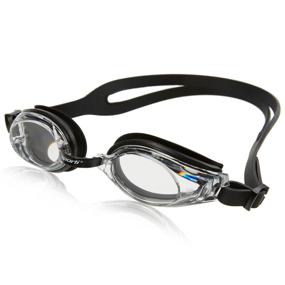 Sporti Antifog Positive Optical Goggle - Clear Lens/Black Frame - Positive 5.5