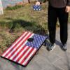 Cornhole Outdoor Games Set - Flag Cornhole Boards Design with 8 Cornhole Bags and Carry Handle - Great for Yard Outdoor Game Events - Choose Your Set view 4