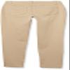 Izod Girls School Uniform Skinny Jegging, Flat Front Style with Faux Button, Functional Back Pockets, Khaki, 12 US view 3
