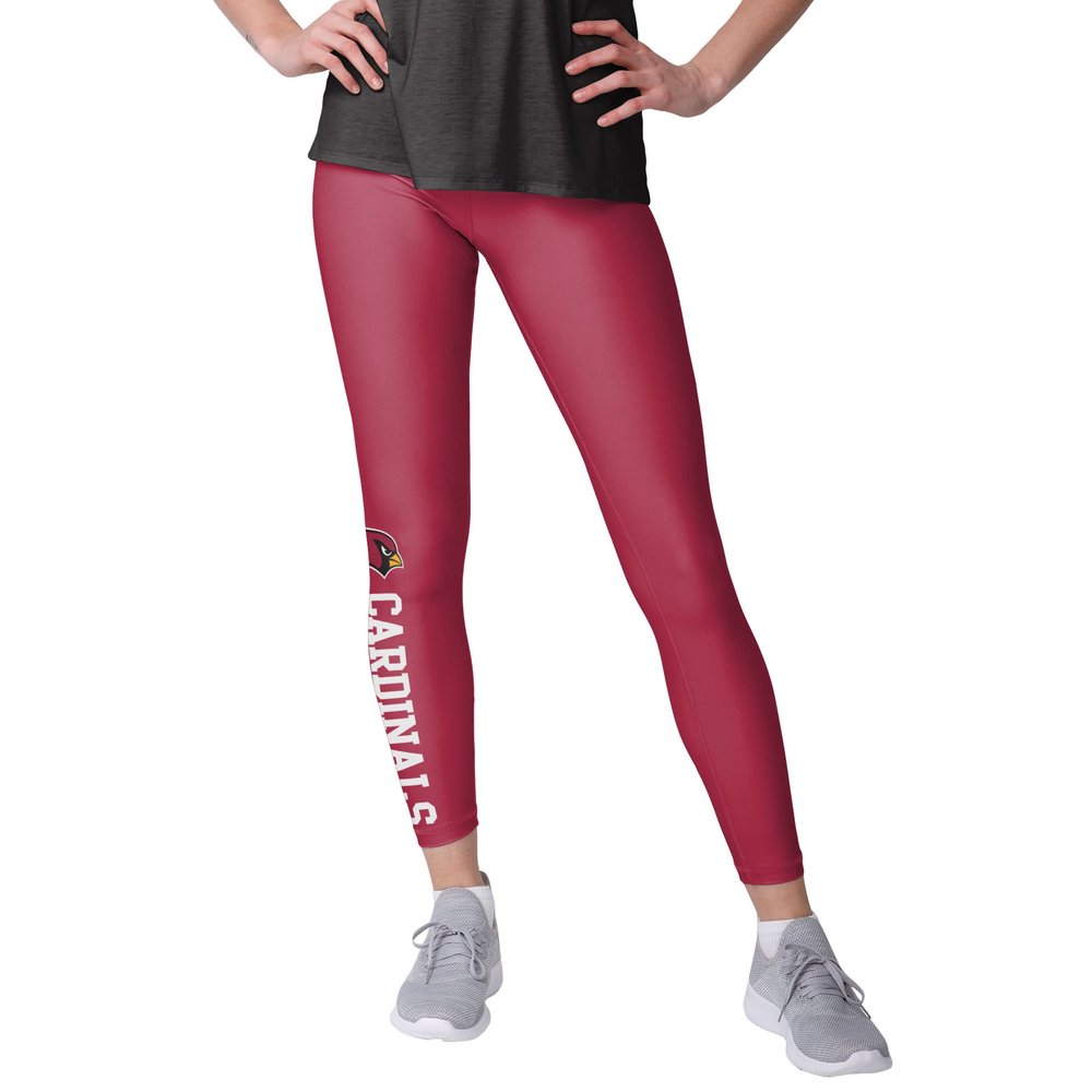 FOCO Arizona Cardinals NFL Womens Solid Wordmark Leggings