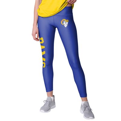 FOCO Los Angeles Rams NFL Womens Solid Big Wordmark Leggings