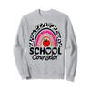 Happy National School Counseling Week Elementary Middle Fun Sweatshirt view 1