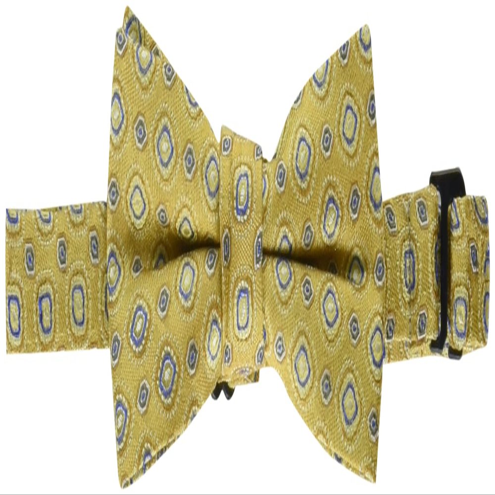 Isaac Mizrahi boys Silk Print Bow Tie, Multi, 4 US