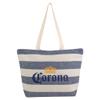 20" Corona Striped Beach Bag view 1