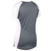 Infinite V-Neck Short Sleeve Softball Jersey, Girls' Small, Graphite view 2