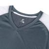 Infinite V-Neck Short Sleeve Softball Jersey, Girls' Small, Graphite view 3