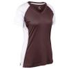 Champro Infinite V-Neck Short Sleeve Softball Jersey, Girls' Small, Maroon
