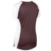 Champro Infinite V-Neck Short Sleeve Softball Jersey, Girls' Small, Maroon view 2