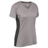 Champro Infinite V-Neck Short Sleeve Softball Jersey, Girls' Medium, Grey