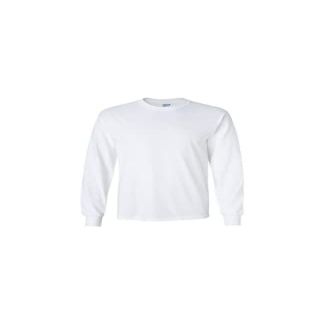 Gildan Ultra Cotton Long Sleeve (G24000)(White