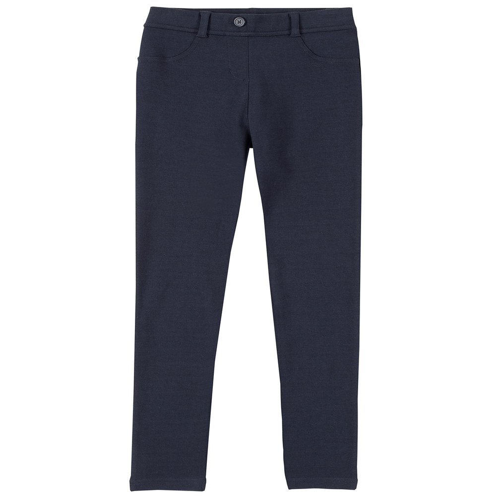 Izod Girls School Uniform Stretch Jegging Pant, Navy, 12