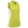 Infinite V-Neck Racerback Softball Jersey, Women's Large, Optic Yellow view 1