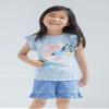 Bluey Little Girls T-Shirt and French Terry Shorts Outfit Set 4 view 2